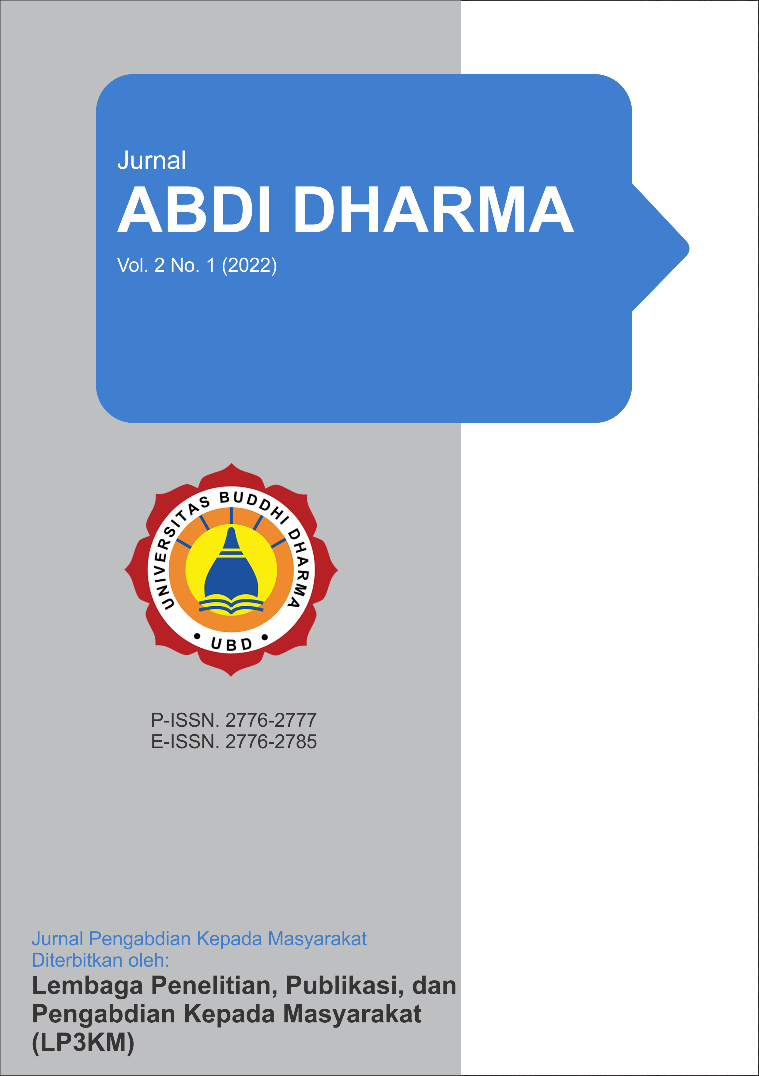 					View Vol. 2 No. 1 (2022): Abdi Dharma
				