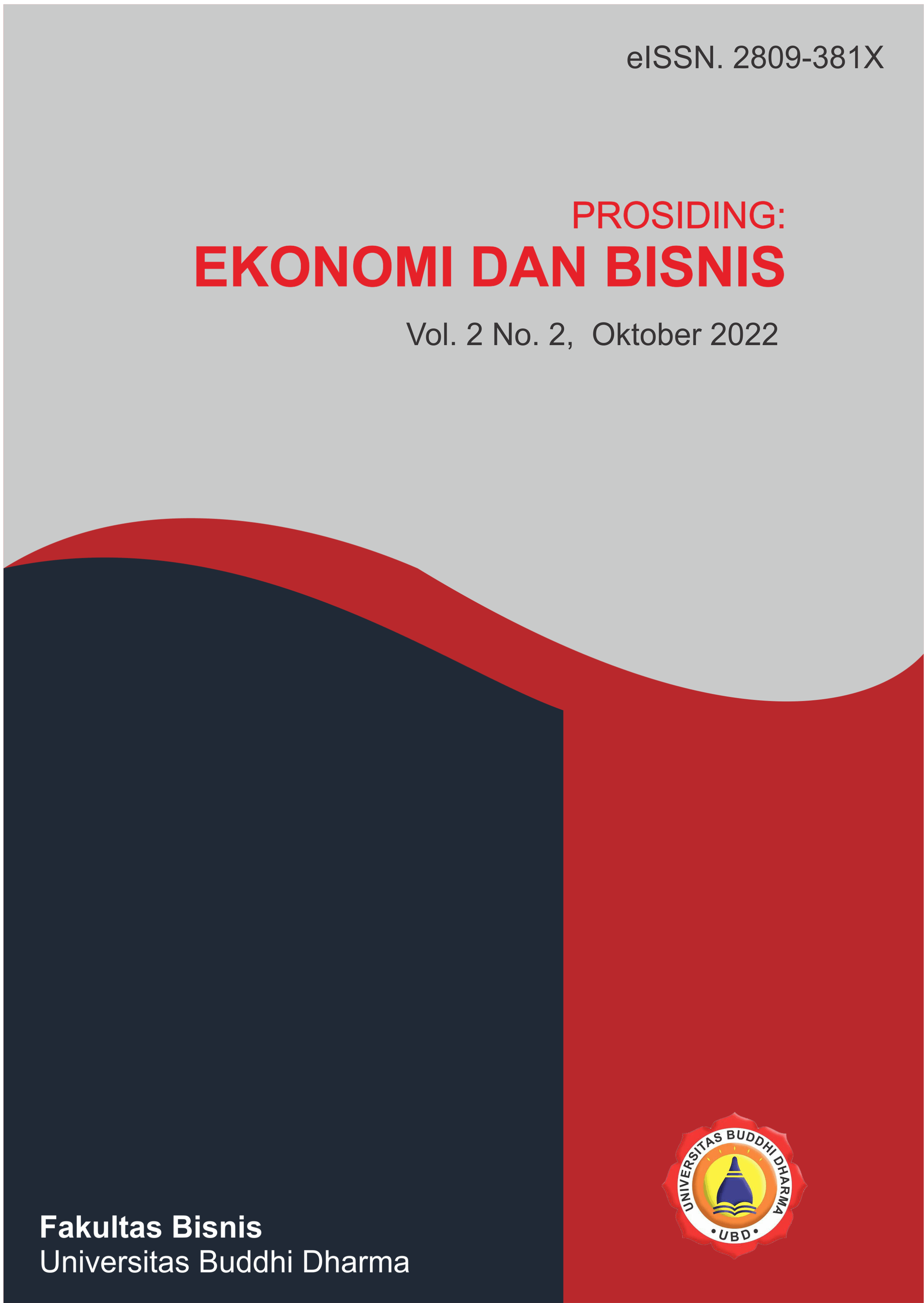 					View Vol. 2 No. 2 (2022): Prosiding: Ekonomi dan Bisnis
				